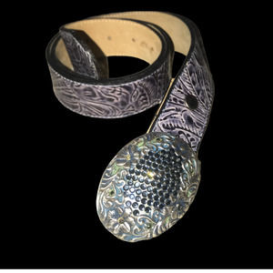 LEATHEROCK VINTAGE Leather Western Belt